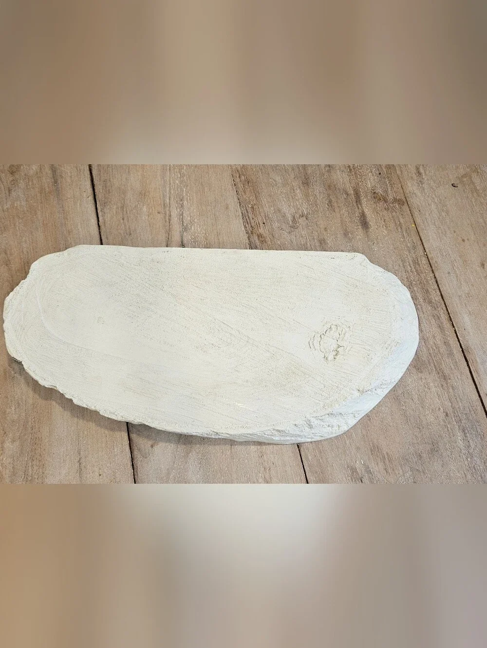 Neutral Cream Decorative Wood Slice Shelf